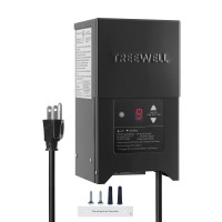 Treewell 300W Low Voltage Landscape Transformer Outdoor Landscape Lighting Transformer With Photocell Sensor Timer 120V Ac T