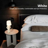 A Little Shy Man Creative Lamp, Naughty Boy Desk Light, Creative Led Night Light, Romantic Bedside Table Lamp, Funny Led Reading Light, Novelty Mood Light Atmosphere Light For Home Decoration (White)