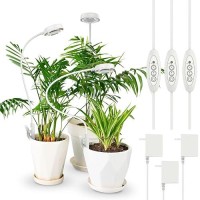 Sansi Grow Lights For Indoor Plants Pot Clip Led Plant Light For Growing Full Spectrum Plant Growing Lamp With 4Level Dimmabl