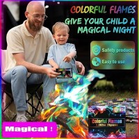 Fire Color Changing Packets 12Pack Color Fire Packets For Outdoor Campfires Fire Pits Fireplaces Colorful Flames Long Burn