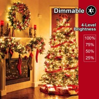 Upgraded 111Ft 310 Led Christmas String Lights With Remote, Waterproof 8 Modes Twinkle Lights For Christmas Tree, Fairy Lights For Outdoor/Indoor/Holiday/Party/Garden Decorations - Warm White