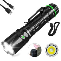 Wurkkos Td03 Led Tactical Flashlight High Lumens Rechargeable Flashlights With Tail Rotary Switch 1800 Lumens 5000K 1158Ft Long