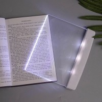 Iseuj Home Flat Book Lights For Reading At Night In Bed Clear Led Book Page Light Bookmark Light For Reading Illuminator Panel P