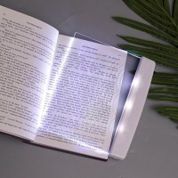 Iseuj Home Flat Book Lights For Reading At Night In Bed Clear Led Book Page Light Bookmark Light For Reading Illuminator Panel P