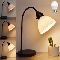 Led Desk Lamp For Home Office 3 Levels Dimmable Reading Light Flexible Gooseneck Table Lamp For Bedside Office Rotary Switch C