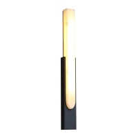 Bodhis Modern Fake Marble Wall Sconce Gold Marble Linear Led Wall Light Black Minimalist Industrial Wall Lamp Indoor For Bedroom Hallway Bathroom Porch (Color : Dark)