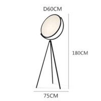 Floor Lamp For Living Room Floor Light Post-Modern Creative Personality Living Room Study Bedroom Villa Model Room Hotel Room Restaurant Led Tripod Floor Lamp Standing Lamp Standing Light (Color : Bl