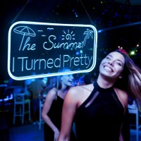 The Summer I Turned Pretty Neon Signs For Room Wall Decor Personalized Neon Signs For Girls Bedroom Bar Cafe Decoration Adju