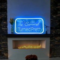 The Summer I Turned Pretty Neon Signs For Room Wall Decor Personalized Neon Signs For Girls Bedroom Bar Cafe Decoration Adju