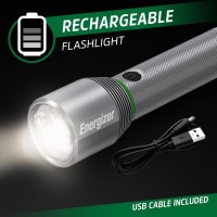 Energizer X2000 Led Rechargeable Flashlight Powerful 2000 Lumen Flash Light Ipx4 Water Resistant Excellent Emergency Power Ou