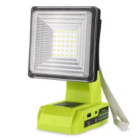 1500Lm Cordless Light For Ryobi One 18V Liion Nicad Nimh Battery Portable Led Spotlight With Usb Typec Port 25W Led Wor