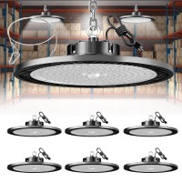 Elekico Super Bright 250W Ufo Led High Bay Light 35000Lm With Plug 5Ft Cable Eqv1000W Mhhpshid 5000K High Bay Led Shop Ligh