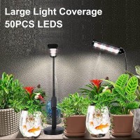 Jsyboy Grow Light For Indoor Plants 6500K White Plant Lamp For Seedings Succulents Bulbs Full Spectrum Gooseneck Small Plants Gr