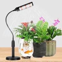 Jsyboy Grow Light For Indoor Plants 6500K White Plant Lamp For Seedings Succulents Bulbs Full Spectrum Gooseneck Small Plants Gr