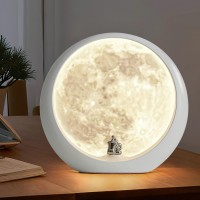 Mamre Super Moon Lamp Table Lamp Gift Special Night Light For Bedroom Living Room Suprise Gift For Valentine'S Day Birthday Wedding Anniversary