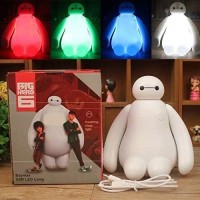 Charging RGB cartoon hero cartoon BayMax LED night light children gifts home decor bedroom bedside lampExplanationCurrently only white lightcolor WhiteSize 128103121mmWeight 01kgSuitable occasions bedroom dress upchildren giftsleisure partyPackage1 Night 