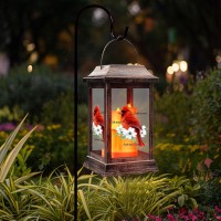 Walk Beside Us Memorial Lantern With Flickering Led Candle Solar Powered Flameless Lantern Bereavement Gift Sympathy Gift For