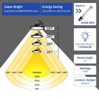 Gugsey Led Shop Lights 200W 28000Lm 5000K 6 Pack Ufo Led High Bay Light With Plug 5 Cable And Hook Ring High Bay Led Lightin