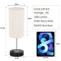 Gugsey Bedside Table Lamp With Usb Port Touch Desk Lamp For Bedroom 3 Way Dimmable Small Nightstand Lamp For Living Room Dor