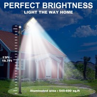 Jadisi Street Lights Solar Powered Ip67 Waterproof 30000Lm Brightness 7000K Color Temperature For Outdoor Led Street Lighting