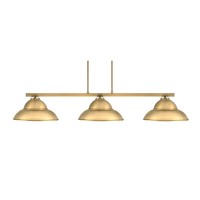 Atlas 3 Light Bar, New Age Brass Finish, 13