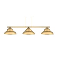 Atlas 3 Light Bar, New Age Brass Finish, 13