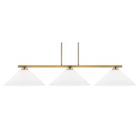 Atlas 3 Light Bar, New Age Brass Finish, 16