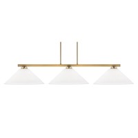 Atlas 3 Light Bar, New Age Brass Finish, 16