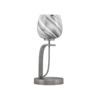 Cavella Accent Lamp, Graphite Finish, 6