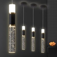 Embring Led Pendant Light 3 Pack Black Gold Pendant Lighting For Kitchen Island Modern Dining Room Light Fixture Kitchen Island