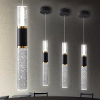 Embring Black And Gold Pendant Light 3 Pack Modern Led Pendant Light Kitchen Island Modern Kitchen Lighting Fixture For Dining R