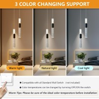 Embring Pendant Lights Kitchen Light Fixtures Dimmable Led Modern Gold Pendant Light Mini Teardrop Crystal Pendant Lighting For