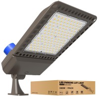 Jclgl Led Parking Lot Light 300W Led Shoebox Light 42000Lm 5000K Daylight Ip65 Waterproof Dusk To Dawn Parking Lot Light With