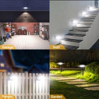 Valceno Solar Pathway Lights Outdoor, 3 Modes Motion Sensor Super Bright Landscape Lighting, Ip65 Waterproof Upgraded Brighter Solar Outdoor Landscape Path Lights, For Garden Patio Yard, 2Pack