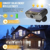 Valceno Solar Pathway Lights Outdoor, 3 Modes Motion Sensor Super Bright Landscape Lighting, Ip65 Waterproof Upgraded Brighter Solar Outdoor Landscape Path Lights, For Garden Patio Yard, 2Pack