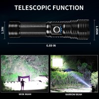 Lylting Led Flashlights High Lumens Rechargeable 990 000 Lumens Brightest Handheld Flashlight 5 Modes Powerful Multifunctional