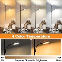 Marctronic 2024 New Floor Lamp 44W 4500Lm Super Bright Led Floor Lamp For Living Room Remote Floor Lamp With Reading Light Di