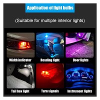 Name Vehicle LED Lights This LED bulb is very convenient to use and plug and play It fits most vehicles Material Acrylic cast solid lamp cover light transmittance of 92 or more Scientific structure The convex lens on the top scatters 360 light evenly whic