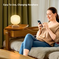 Elenhome Touch Bedside Table Lamp Small Table Lamps 3 Way Dimmable With Usb Ca Charging Ports Bedroom Nightstand Living R