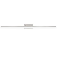 Humhold 48In 3200Lm Brushed Nickel Vanity Light Modern Led Bathroom Vanity Lights Fixtures Dimmable 46W 5000K Cool White Makeu