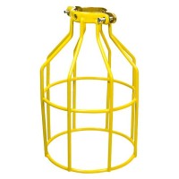 Yi Lighting - Industrial Vintage Style Metal Lamp Guard Cage For Pendant String Lights And Vintage Lamp Holders Yellow (4)