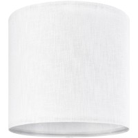 Set Of 2 White Tall Linen Drum Lamp Shades Modern Lamp Shade 98 Top X 98 Bottom X 108 High Spider Medium Lampshade Fo