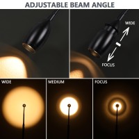 Reading Floor Lamp 72 Tall Led Lamp With Flexible Gooseneck Dimmable Zoomable Spotlight Adjustable Color Beam Standing Lamp