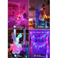 Minetom Fairy Lights Color Changing 22 Colors 33 Ft 100 Led String Lights With Remotetwinkle Fairy Lights Indoor With 12 Ligh