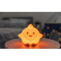 Disney Wish Squishy Light, Night Light For Kids, Usb Lamp, Battery Operated, Dimmable, Star Light Ideal For Bedroom, Playroom, Living Room, 79616