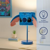 Idea Nuova Disney Stitch Figural Plush Shade Table Lamp Perfect For Kids Rooms