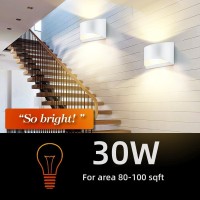 Blueye 2Packs Battery Operated Wall Sconce Remote Control Soft Warm 2700K6000K Cast Aluminum Rechargeable 50W Equivalent Lamp N