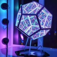 Acogedor Infinity Dodecahedron Light, Usb 3D Cube Light, Led Desk Table Lamp Light Gaming Light, Ambient Night For Home Decoration