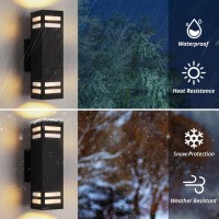 Shimr Outdoor Lights For House With Dusk To Dawn Photocell Sensor Exterior Light Fixture Wall Mount Etl Listed Waterproof Outd