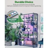 Sunco 2Ft Grow Light Led 20W Full Spectrum For Seed Starting Seedling Indoor Plants Plug In Suspended Fixture Link Up To